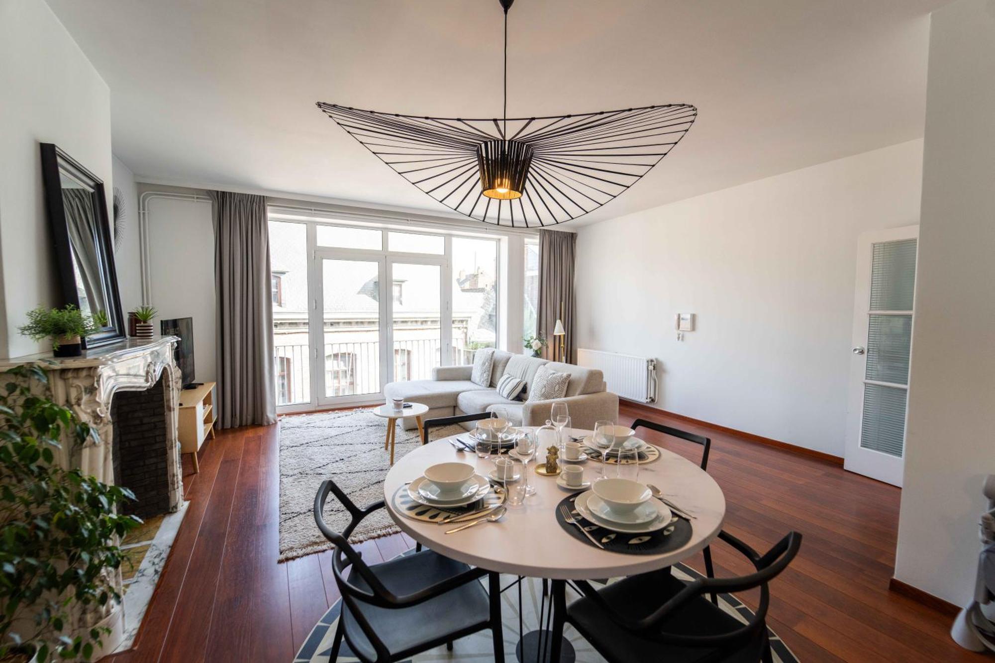 Luxury Apart' Mons City Center With Terrace Lejlighed Eksteriør billede